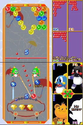 Hippatte!! Puzzle Bobble (Japan) screen shot game playing